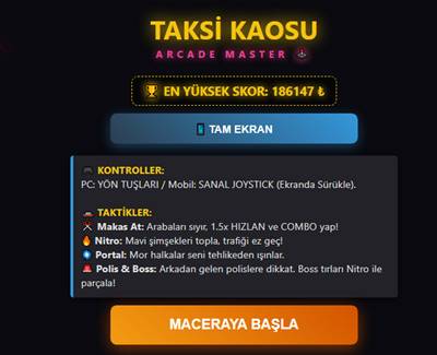 Taksi Kaosu Oyunu